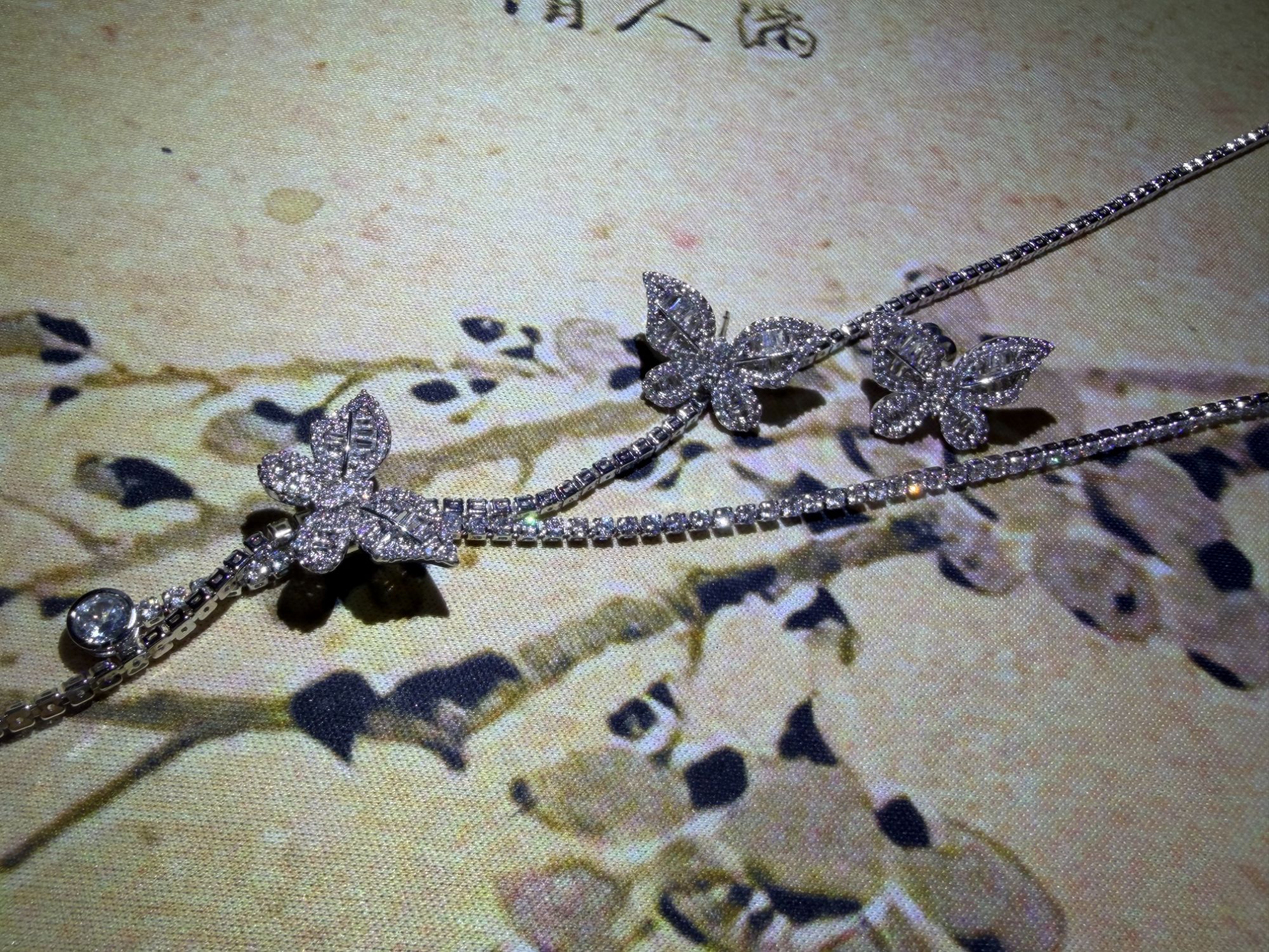 [南非甄选】NFZX 高端定制 LC-1632 DIY套装【 蝴蝶毛衣链套装首饰 