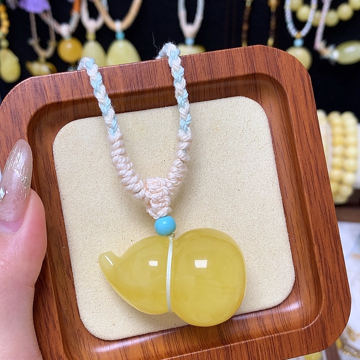 手链蜜蜡未镶嵌蜜蜡吊坠