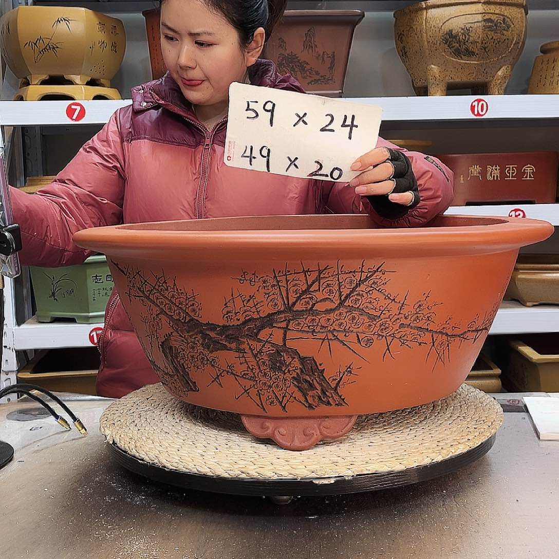 紫砂花盆紫砂花盆