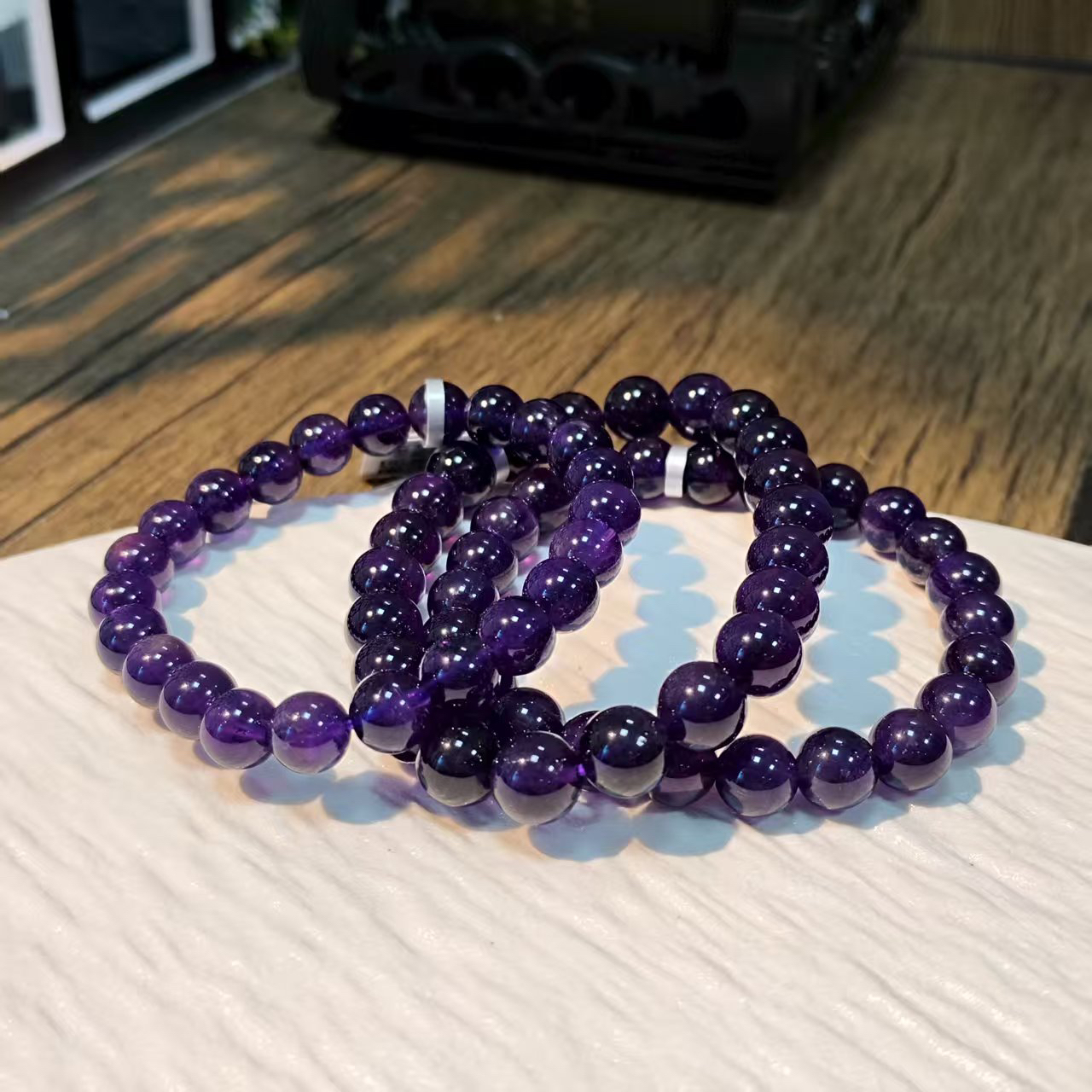 【书记甄选】紫水晶单圈约8mm 多样性发一件 1325LA