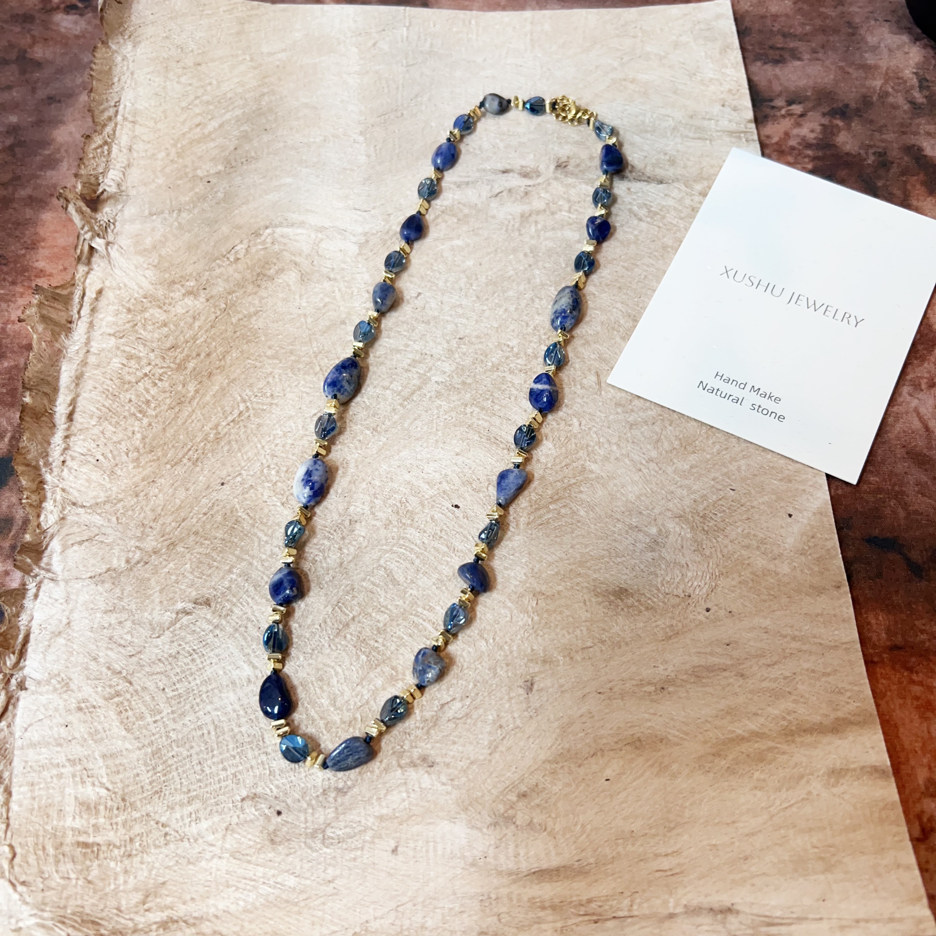 钛钢花岗石项链 XUSHU叙述原创简约大气百搭设计项链颈链