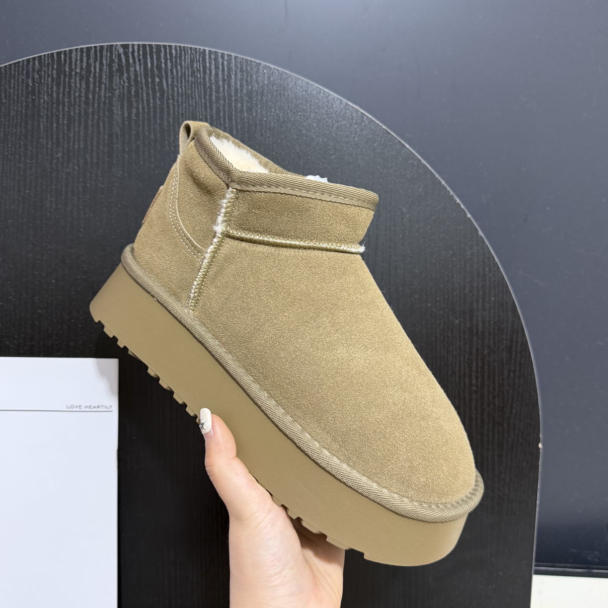 8801加绒雪地靴女冬季新款保暖防滑棉鞋短筒勃肯鞋