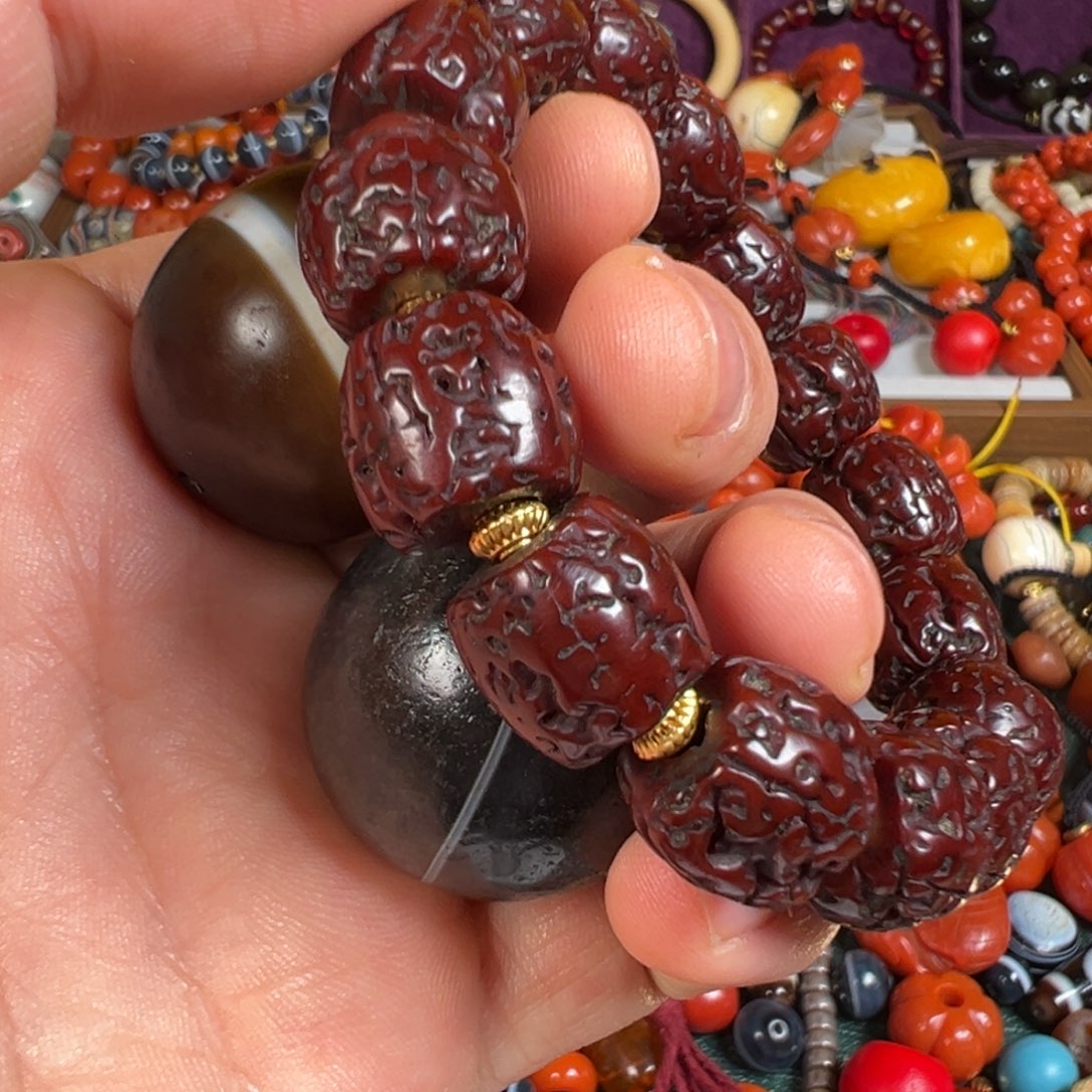 金刚菩提吊坠金*朵手持