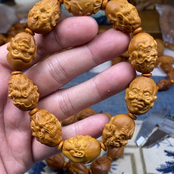 橄榄核手串/手链橄榄核雕工艺手串
