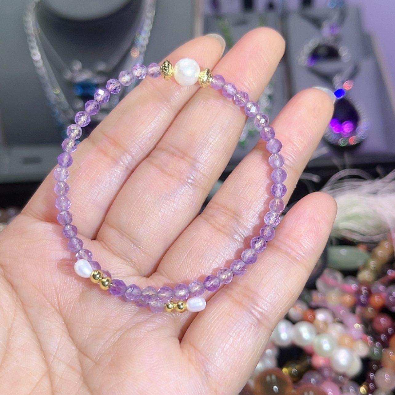 【闪购商品】水晶手链未镶嵌手链