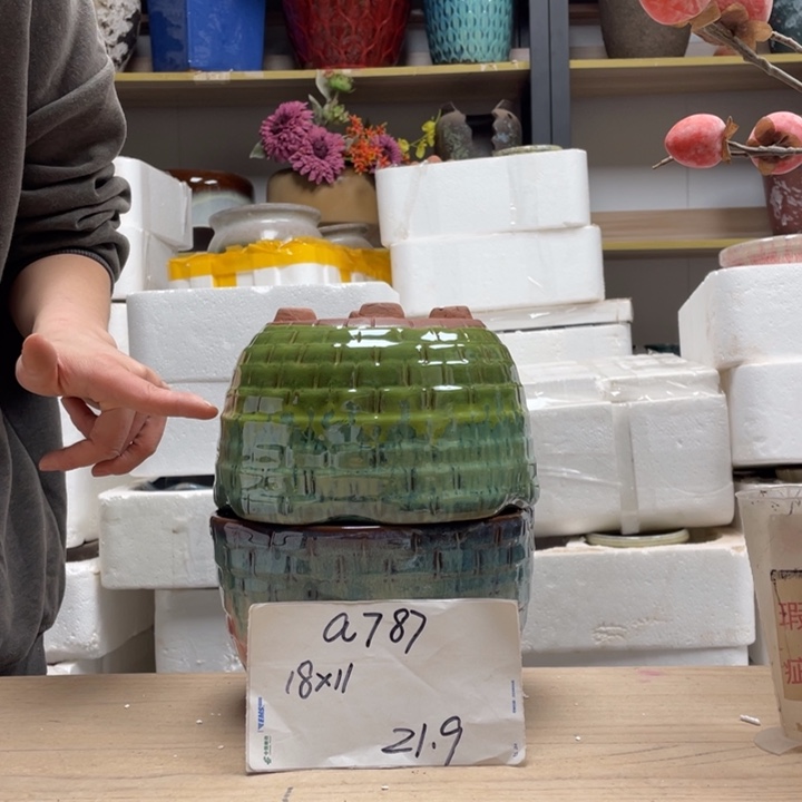 粗陶多肉花盆微瑕787