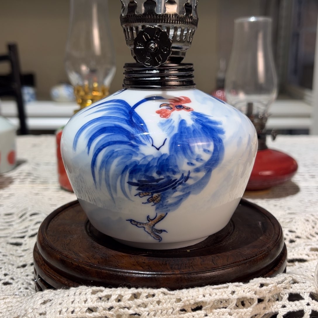 摆件景德镇陶瓷香薰灯