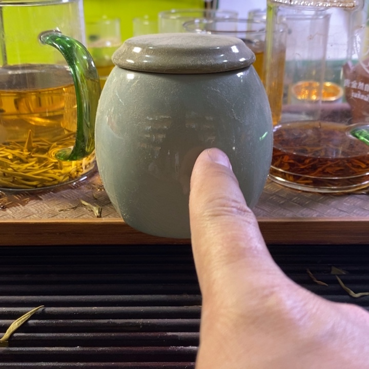 你妈妈茶叶罐青瓷
