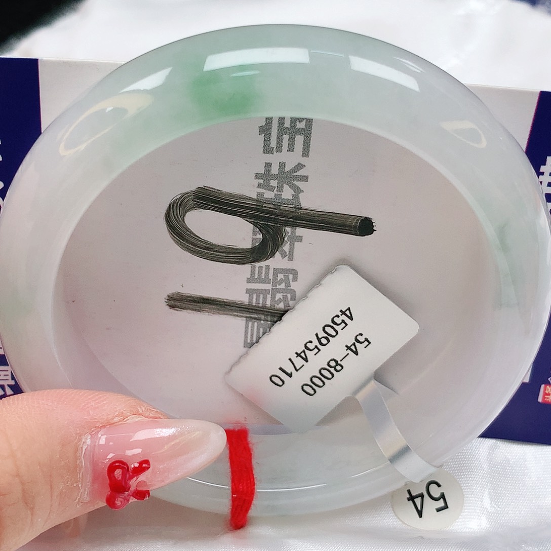 翡翠手镯未镶嵌天然缅甸a货翡翠