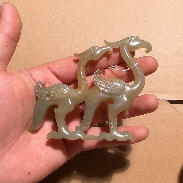 和田玉未镶嵌车挂