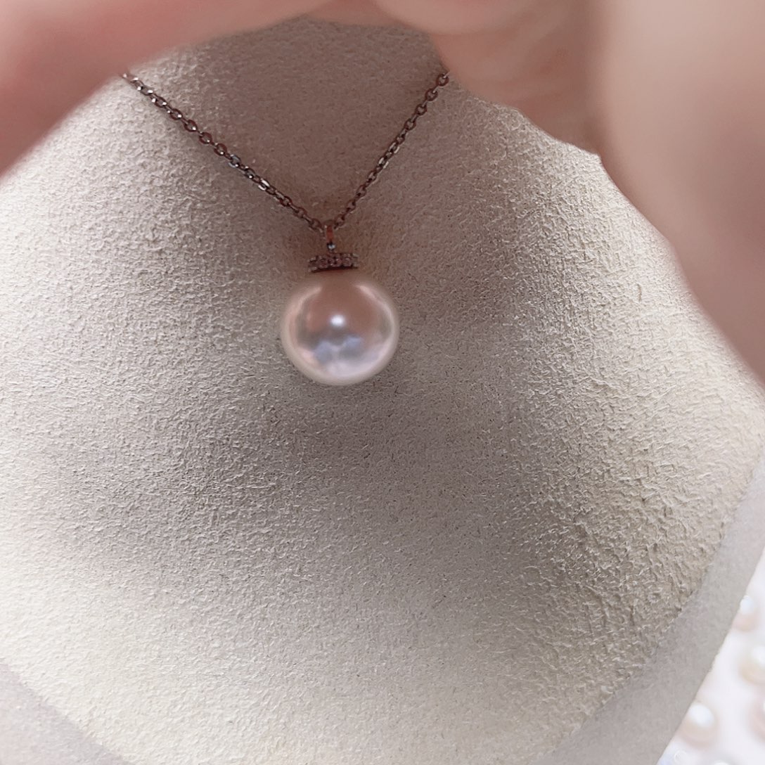 合金淡水珍珠吊坠(赠链)