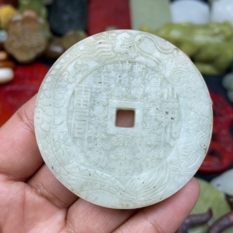 蛇纹石玉颈饰未镶嵌23