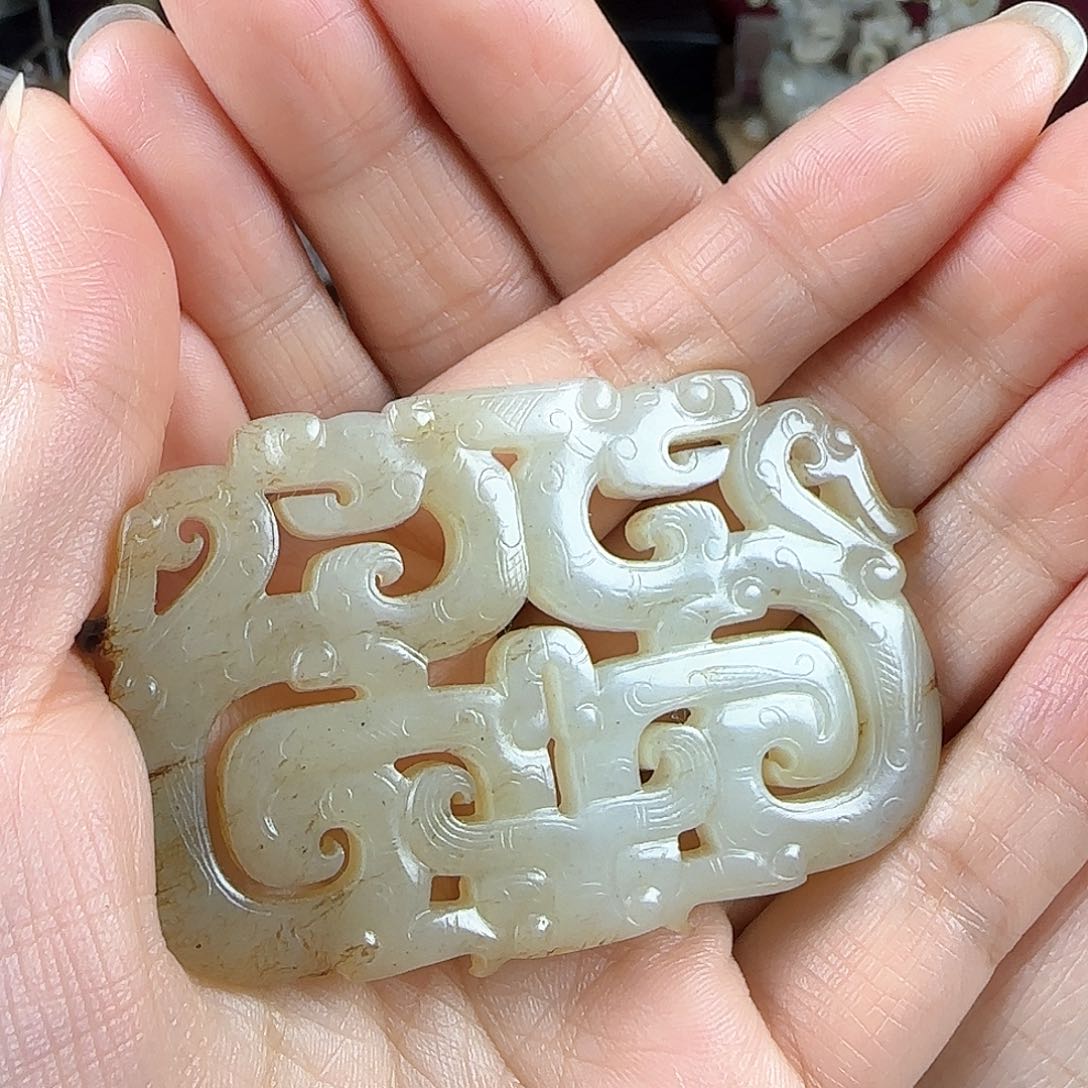 和田玉（糖玉）挂件未镶嵌用****1