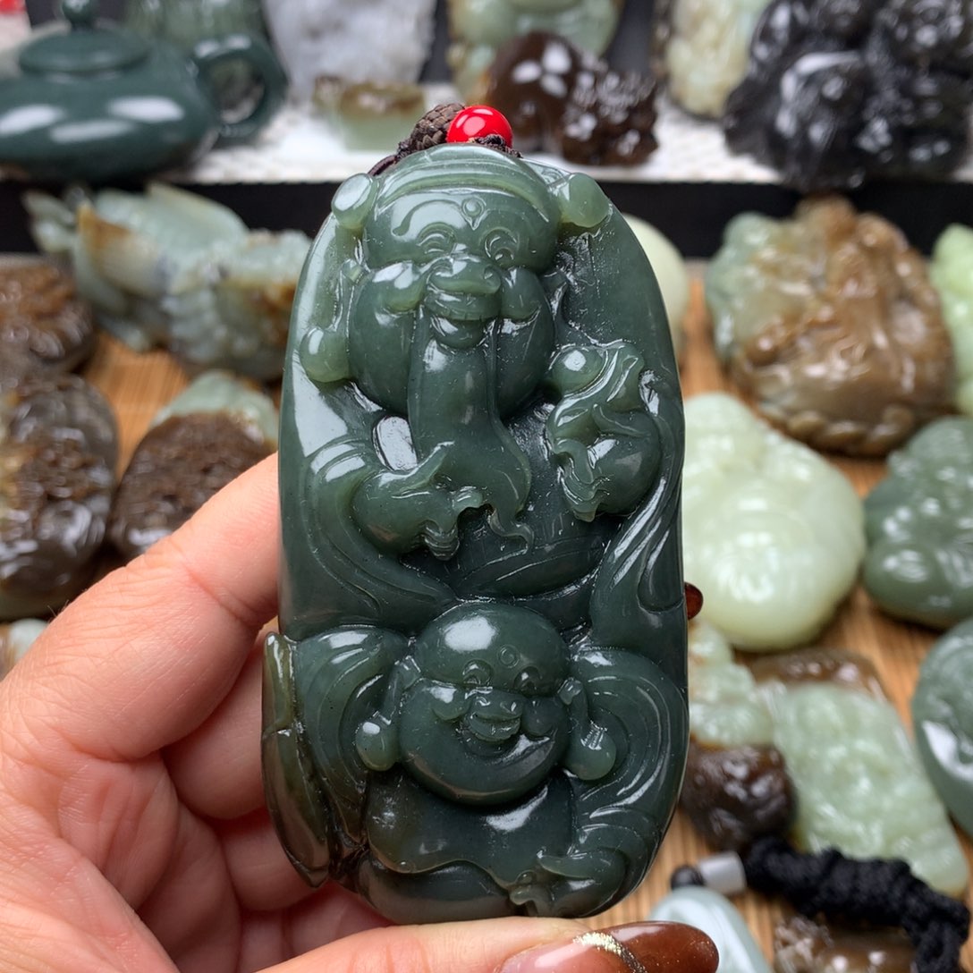 和田玉把件未镶嵌