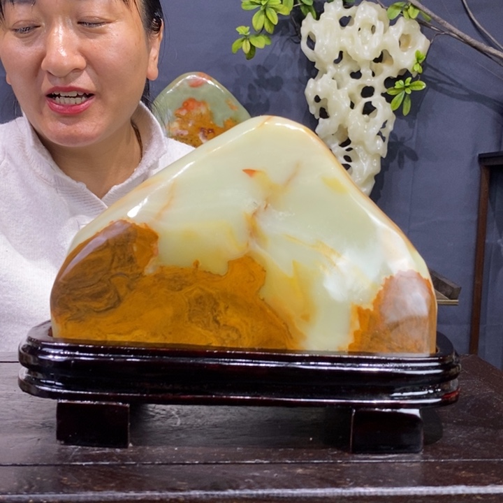 石材精品古青石摆件
