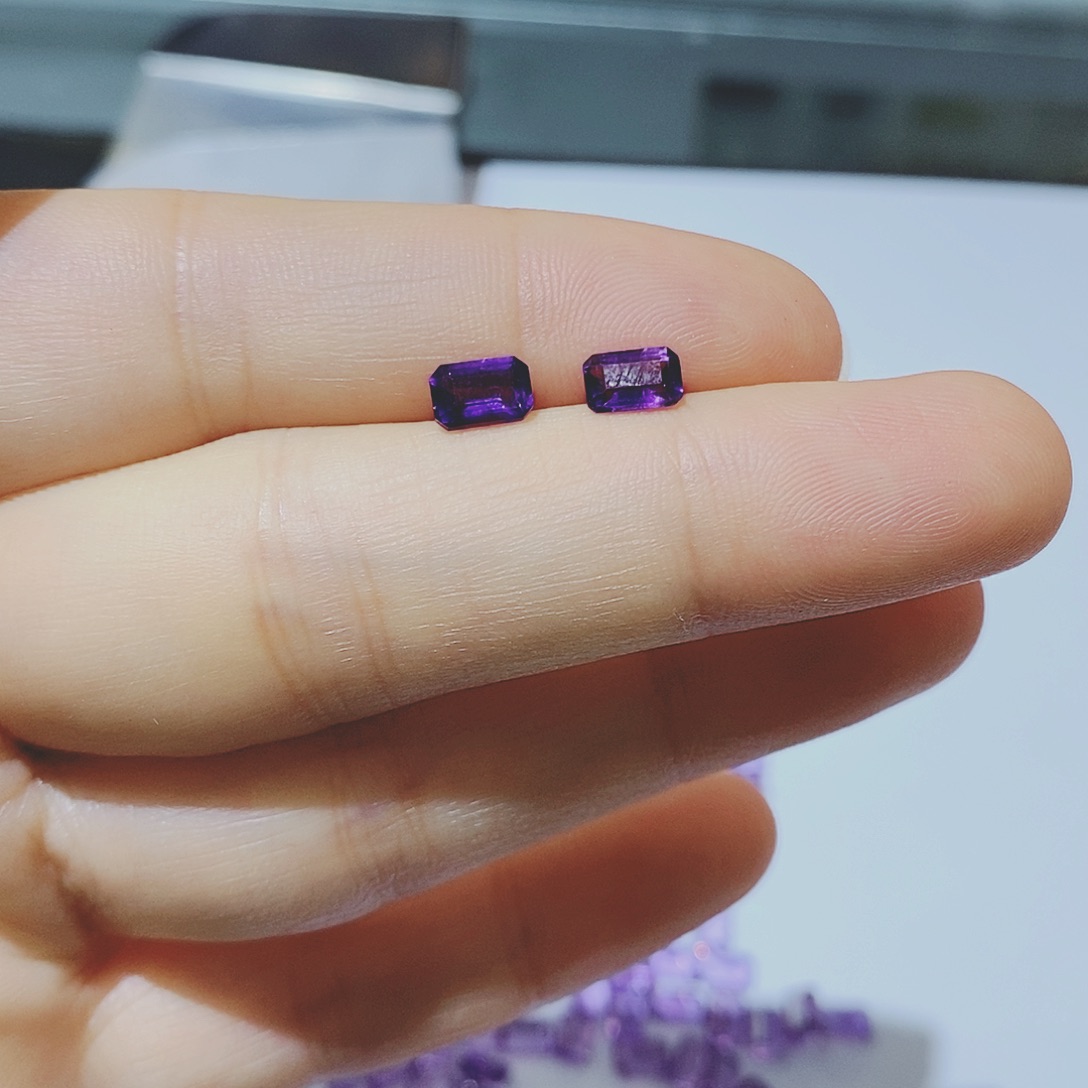 紫晶裸石未镶嵌?****?天然