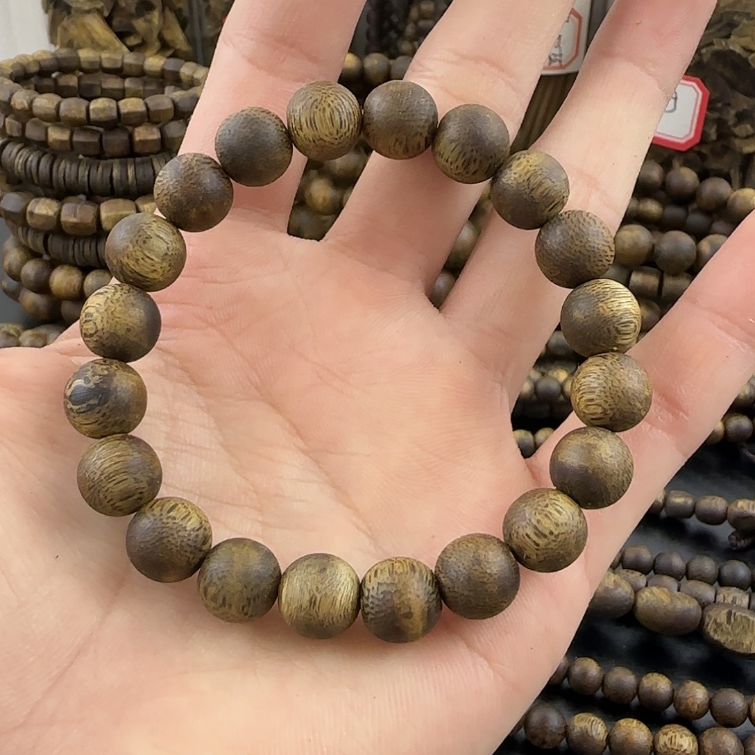 沉香碎屑沉香➕1.0圆珠单圈