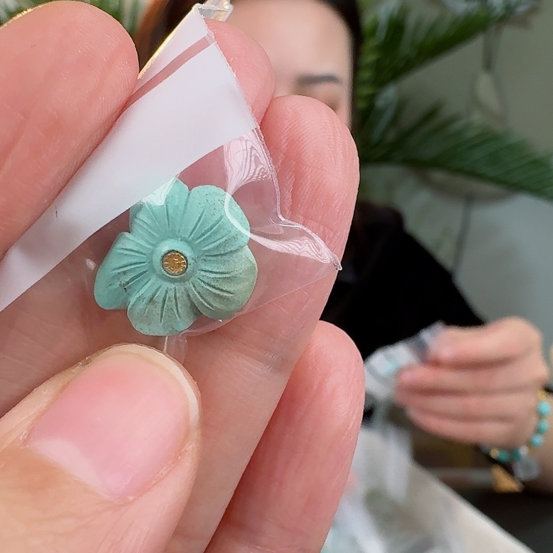 绿松石珠宝奇石未镶嵌