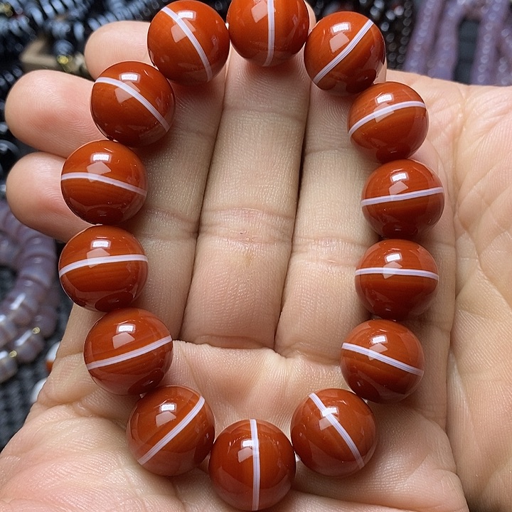 玛瑙/玉髓手链未镶嵌