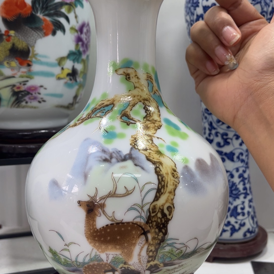 景德镇陶瓷花瓶摆件