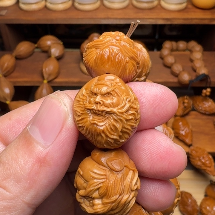 橄榄核手串/手链闻*钟馗头