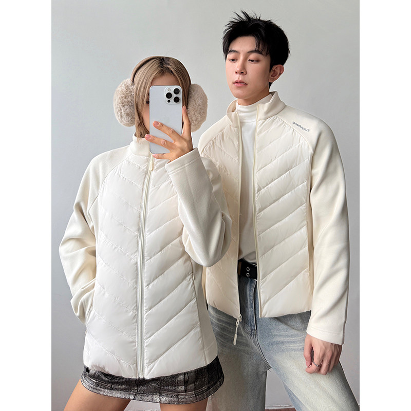 美式休闲运动打底羽绒服立领轻薄内搭秋冬保暖外套内胆收腰显瘦潮