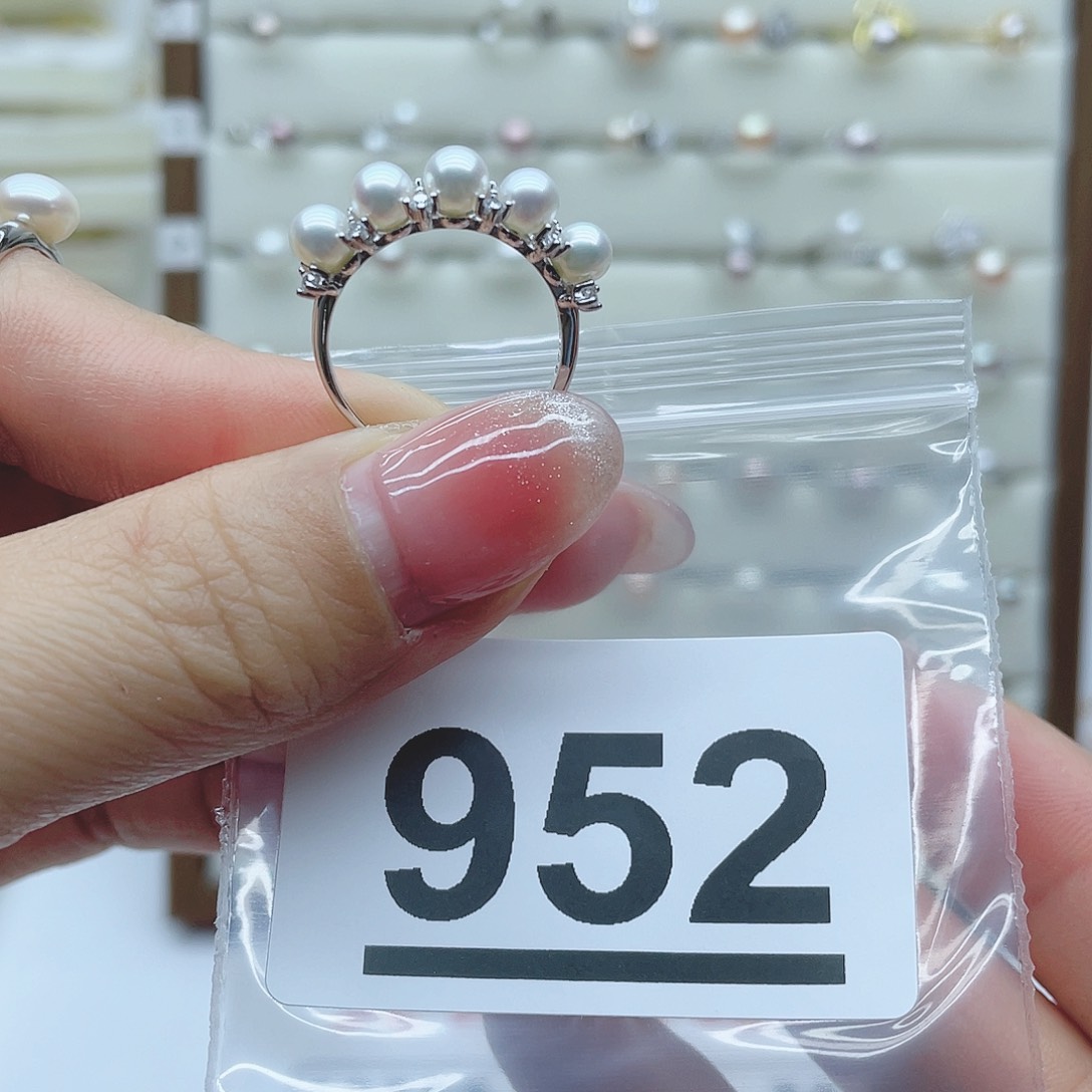 淡水珍珠珠宝奇石银S925镶嵌?***952拍2发1