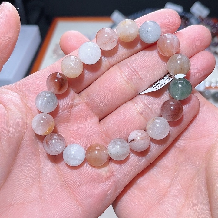 水晶手链未镶嵌202号多样性发一  11+