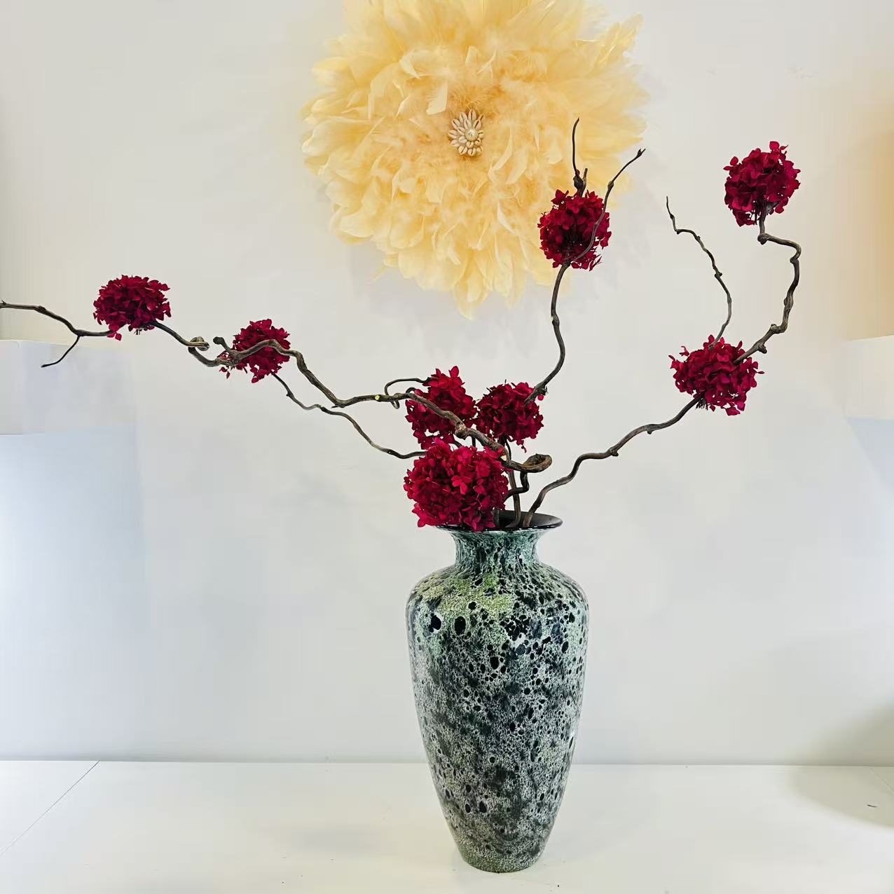 【可清甄选-龙枣枝】绣球龙枣枝高级家居落地摆件 多样性发一