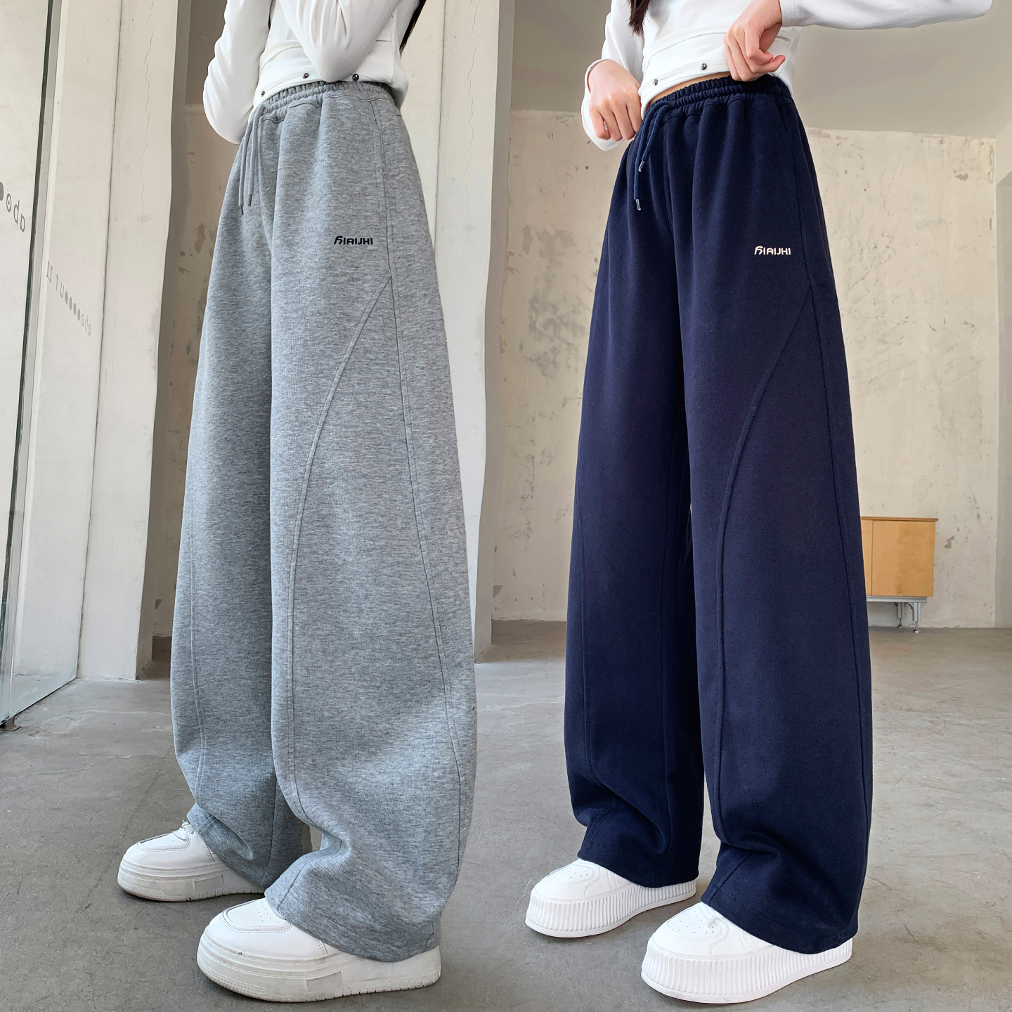 女童裤子中大童秋装运动裤2025新款春秋洋气儿童宽松休闲长裤女孩