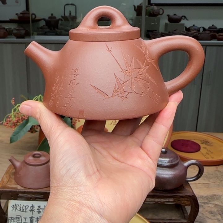 吐***仔茶壶紫砂底槽清紫砂壶