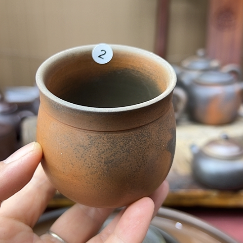 戬谷龙窑柴烧茶杯
