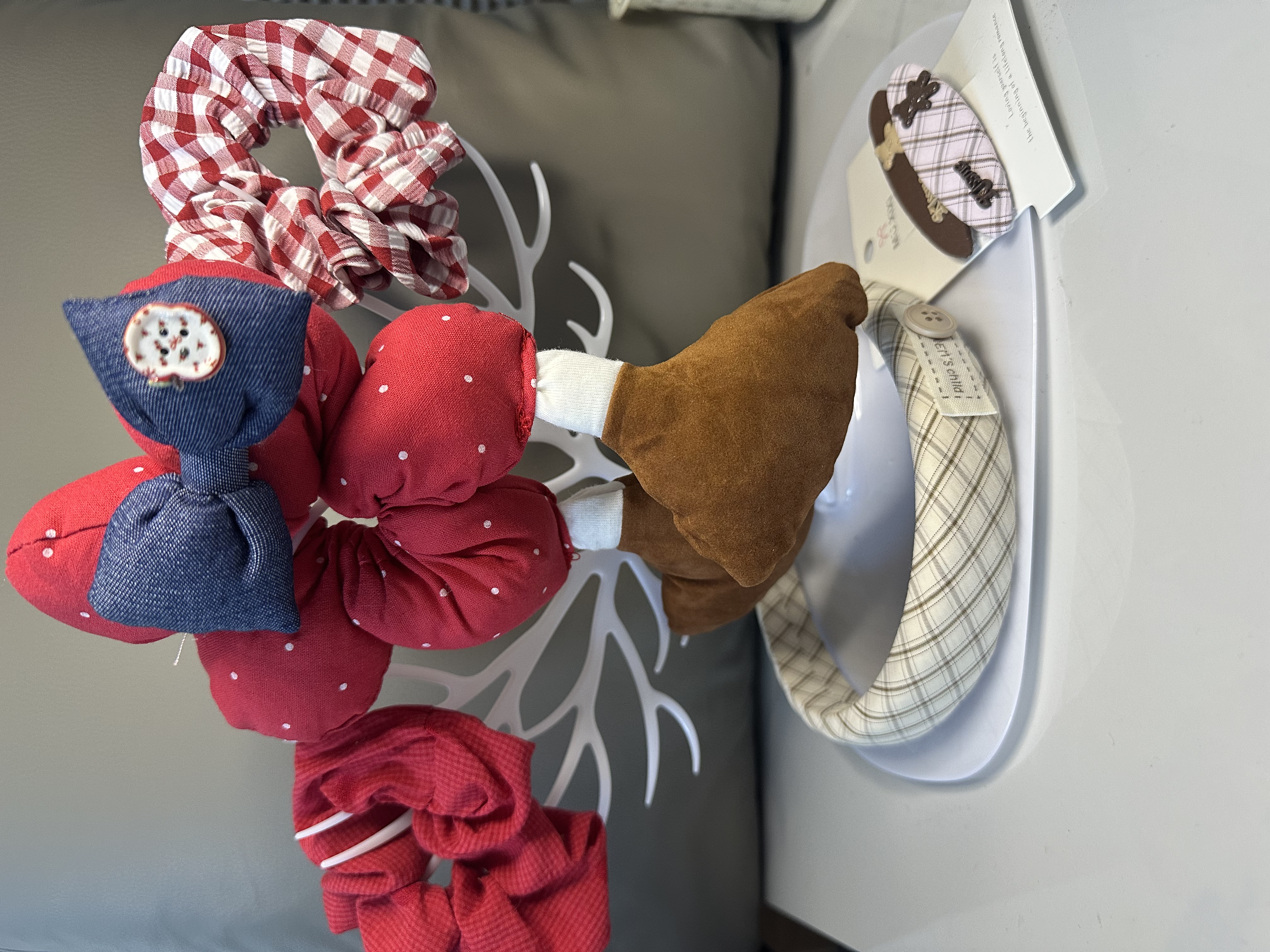 韩系甜美风卡通花朵波点发圈发绳头饰百搭少女可爱简约发饰女