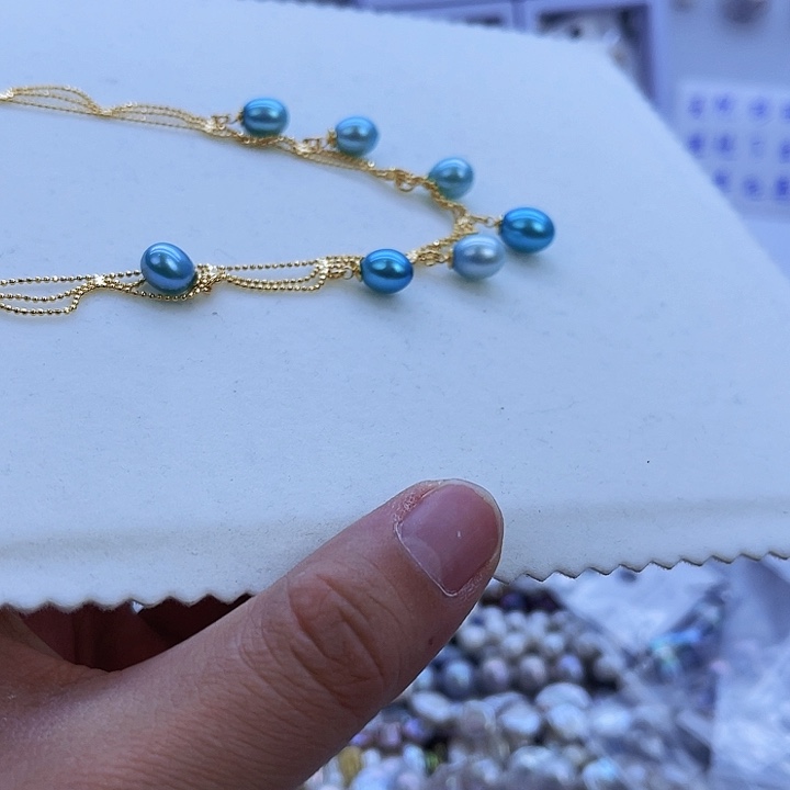 淡水珍珠珍珠165银S925镶嵌