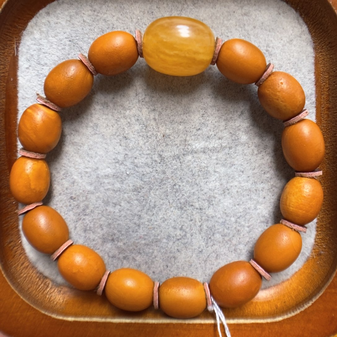 蜜蜡手串未镶嵌蜜蜡