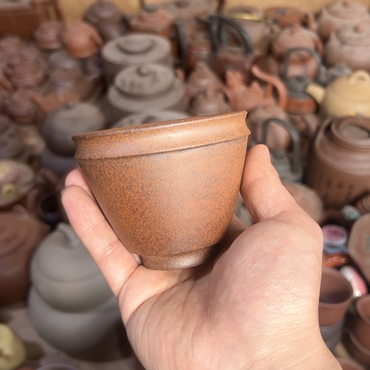 紫砂茶壶原矿紫砂杯