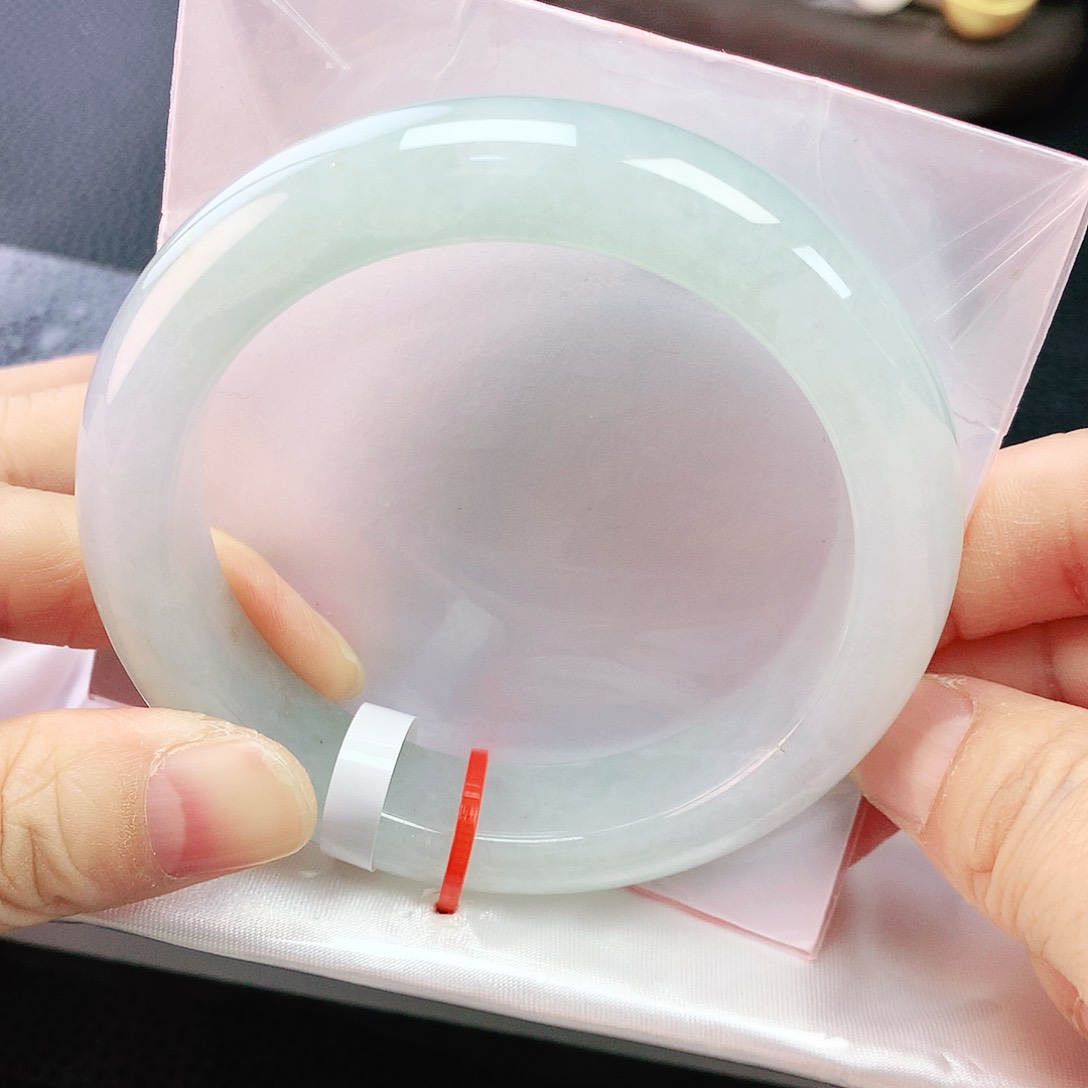 未镶嵌手镯翡翠58圈