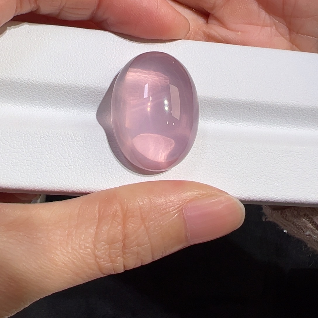 廿***玖珠宝半成品芙蓉石未镶嵌34.4ct星光