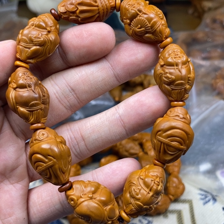 橄榄核手串/手链橄榄核雕工艺手串