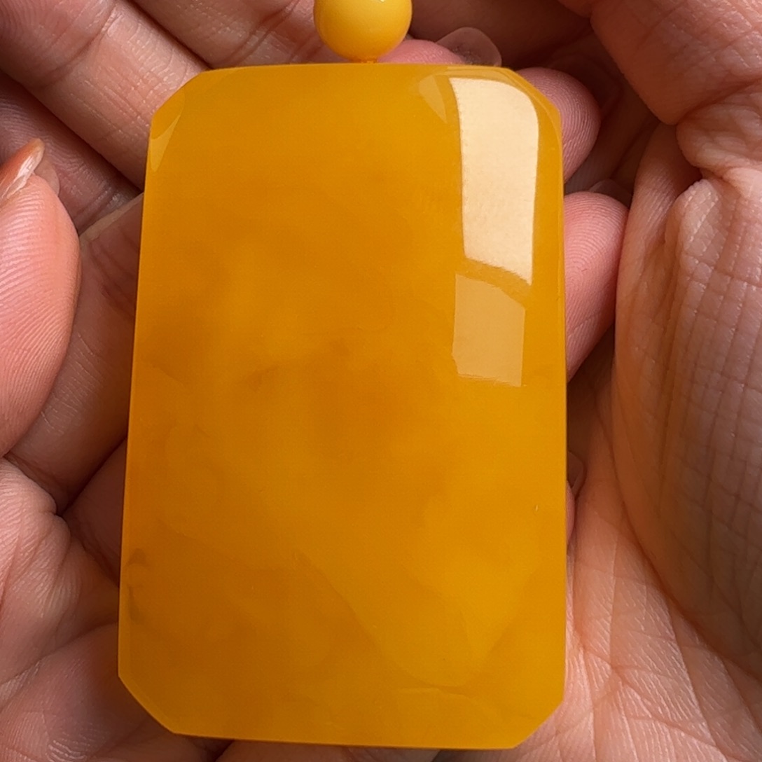 蜜蜡毛衣链未镶嵌无优化