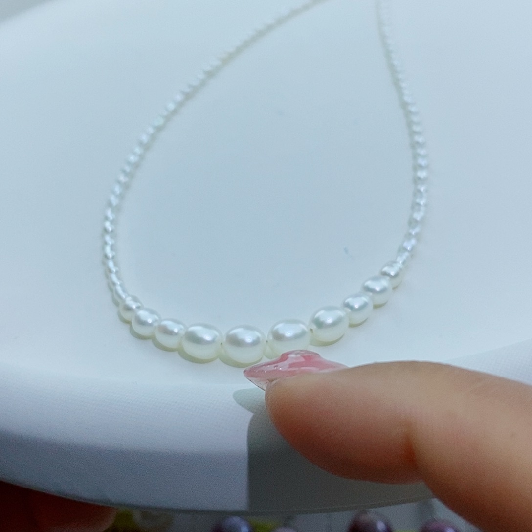淡水珍珠耳饰银S925镶嵌丽****?