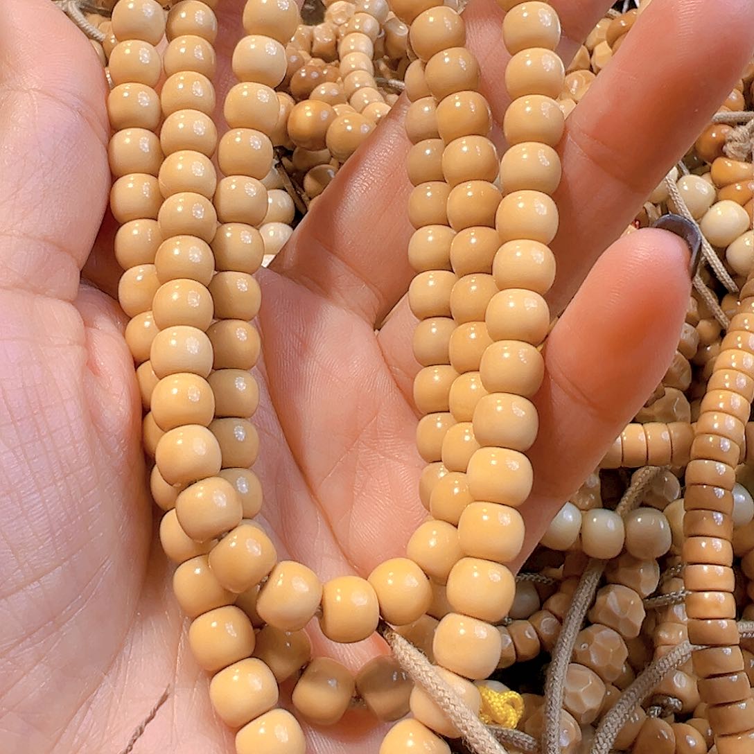 菩提根/象牙果手串卡7老型脖挂120颗