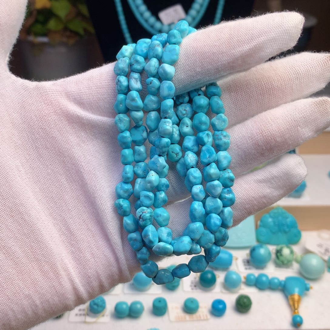 绿松石珠宝奇石未镶嵌福****?