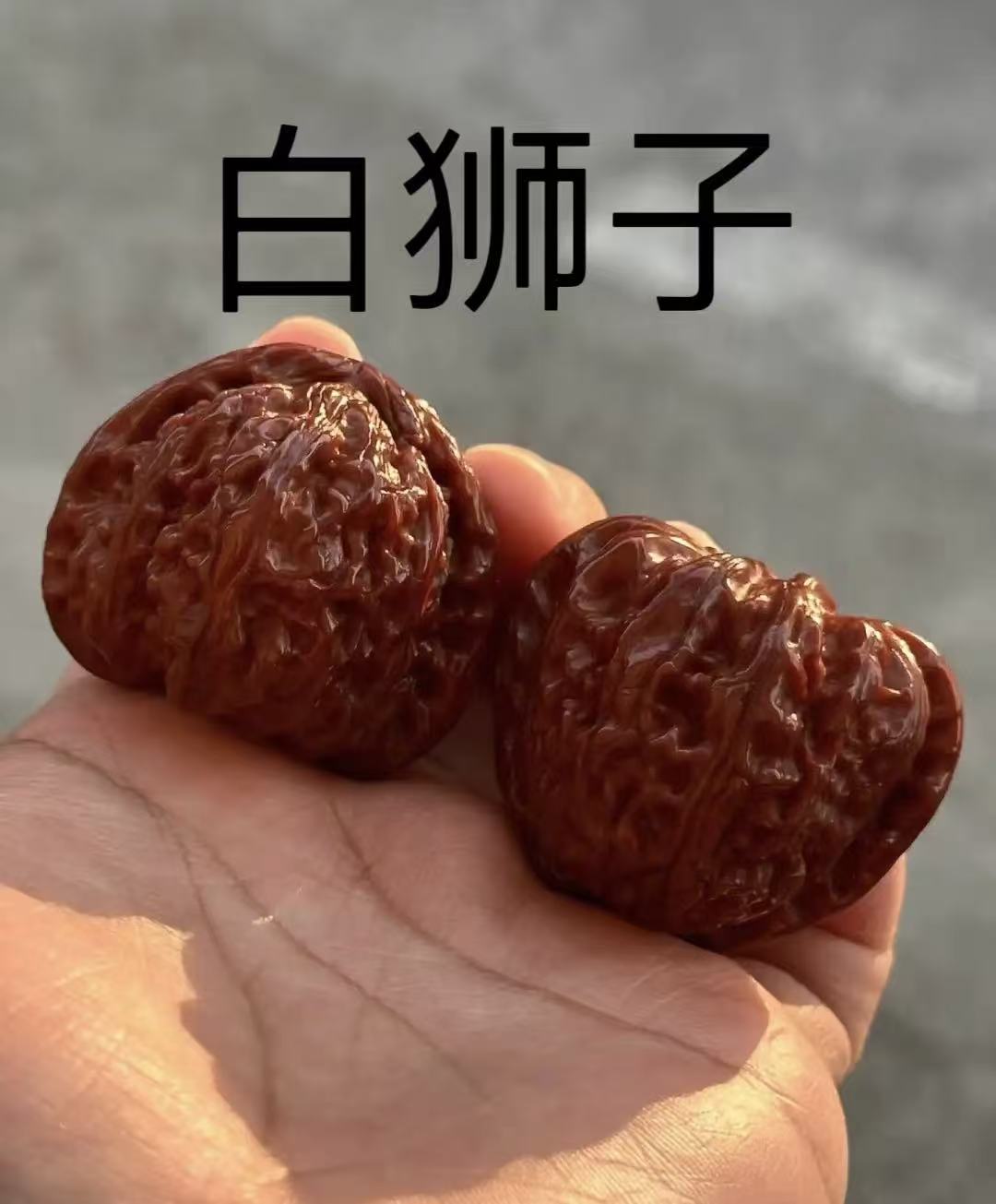 新核下树延庆三角白核桃文玩核桃（毕业级上等核桃）