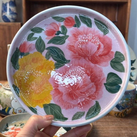 炉景德镇釉下手绘陶瓷 