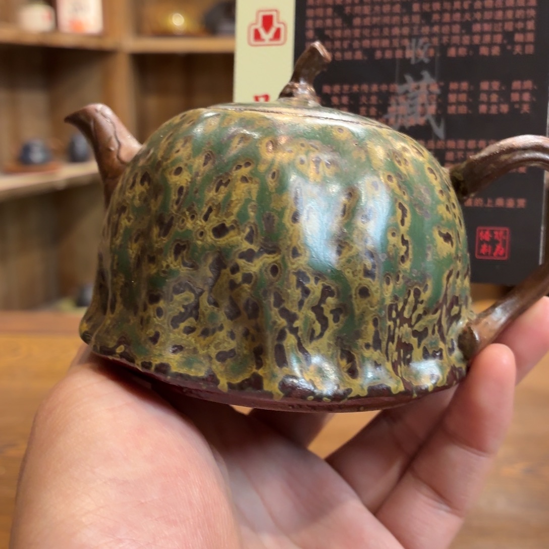 柴烧老岩泥茶器皿