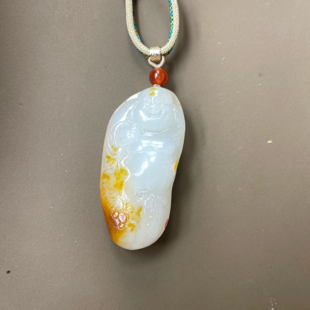 佛公挂件和田玉首饰珠宝D2