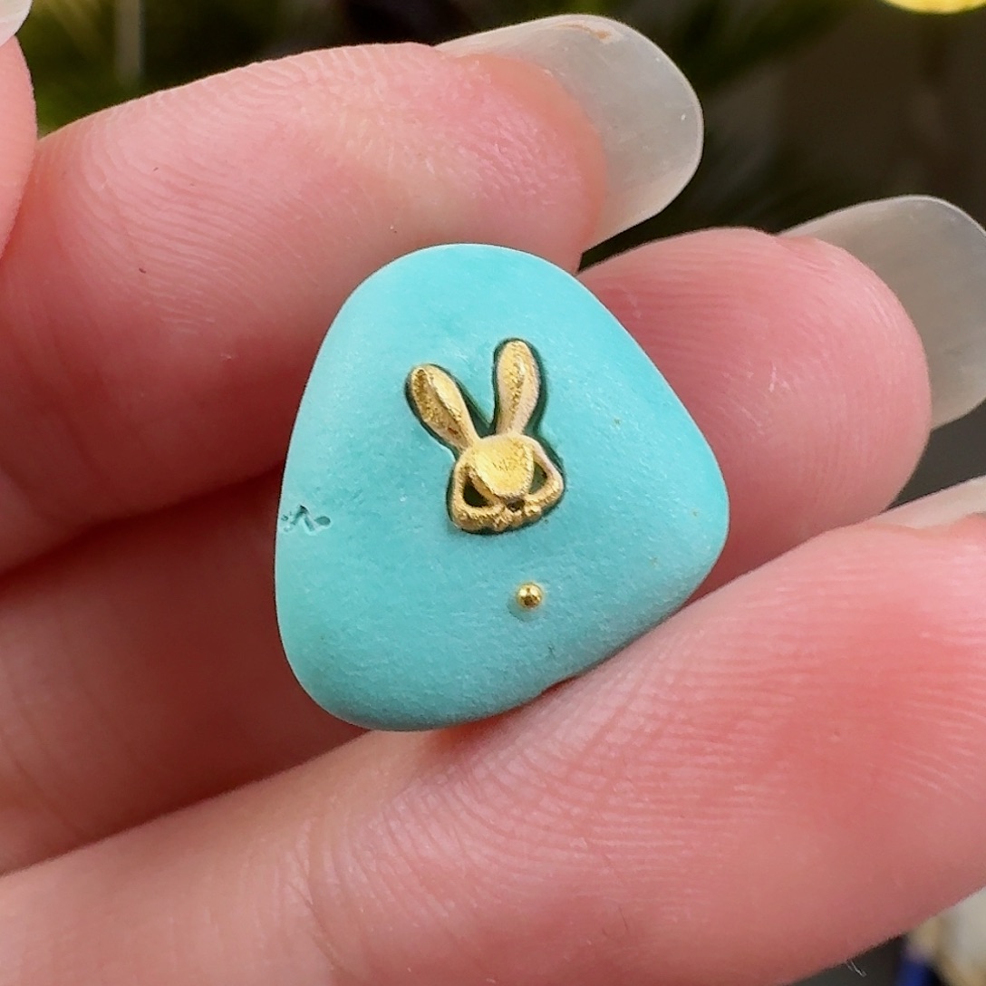 绿松石珠宝奇石未镶嵌