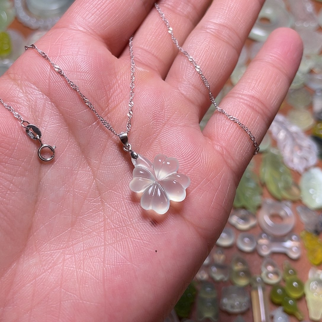 半***凉蛇纹石玉未镶嵌手绳