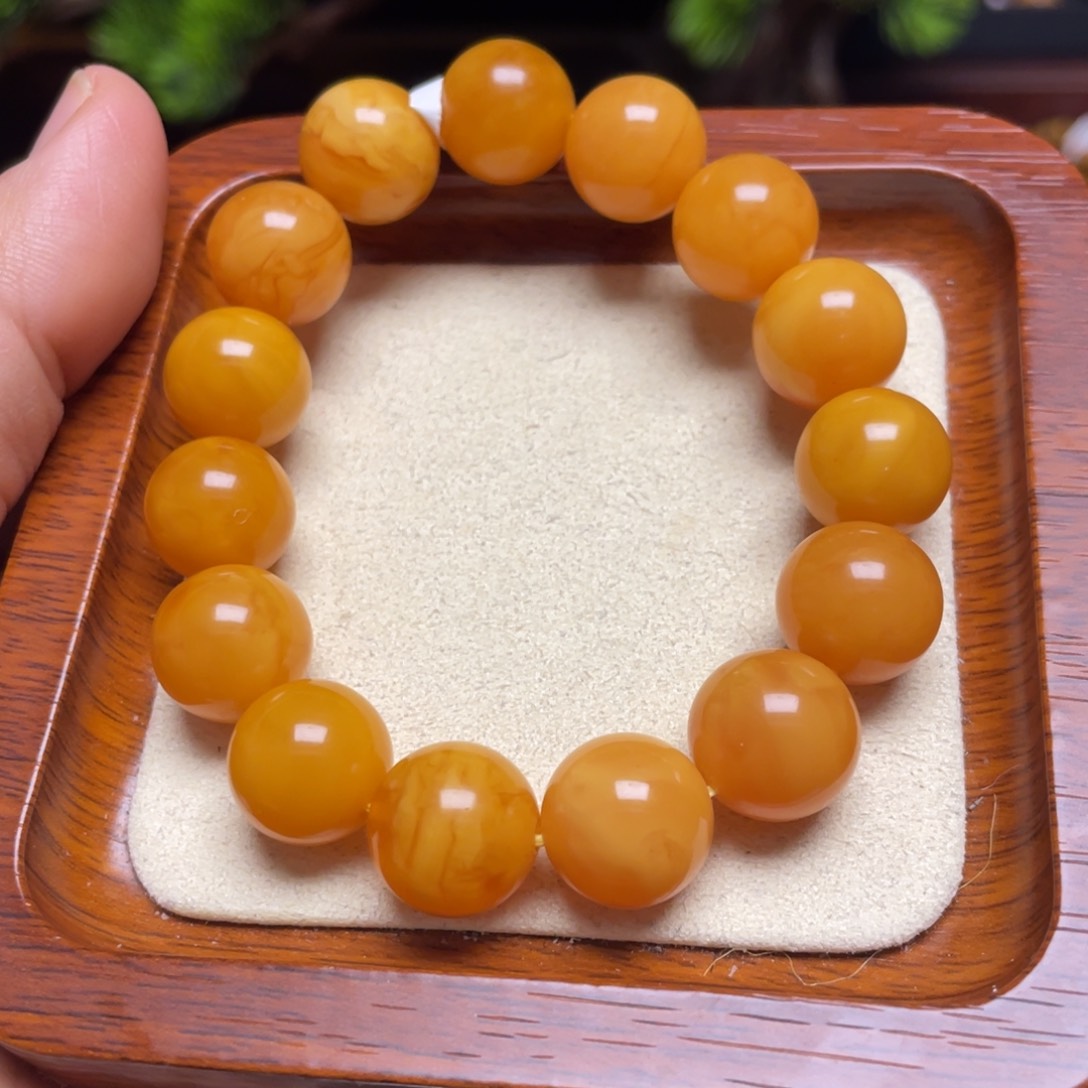 蜜蜡手链未镶嵌手串